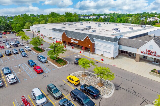 Not far from Travis Pointe, you can find major retailers like Target.