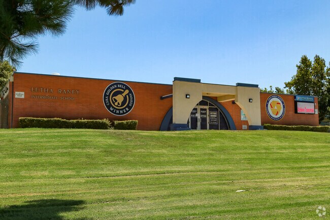 Letha Raney Intermediate School provides education to students in Corona.