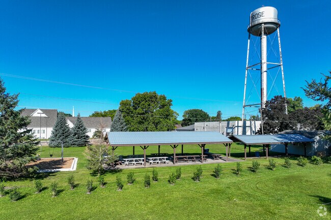 Lions Park in Montrose is centrally located next to the community center.