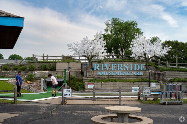 Riverside Amusement Park in Logan Northside offers recreational activities for families.