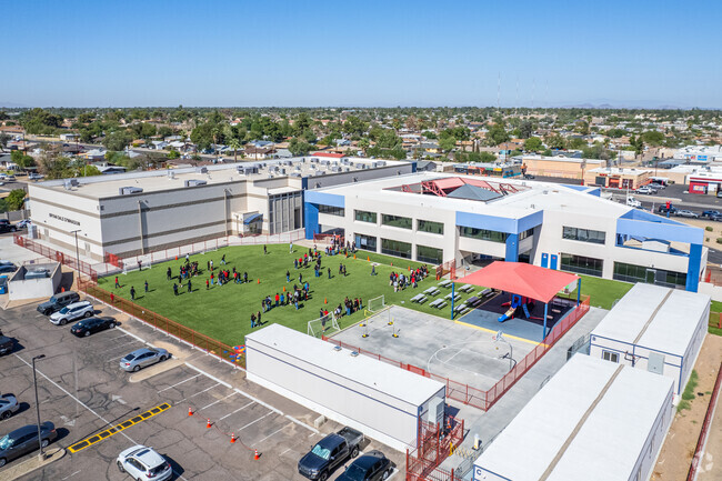 Endless fun awaits at the playground of Synergy Public School in Phoenix.