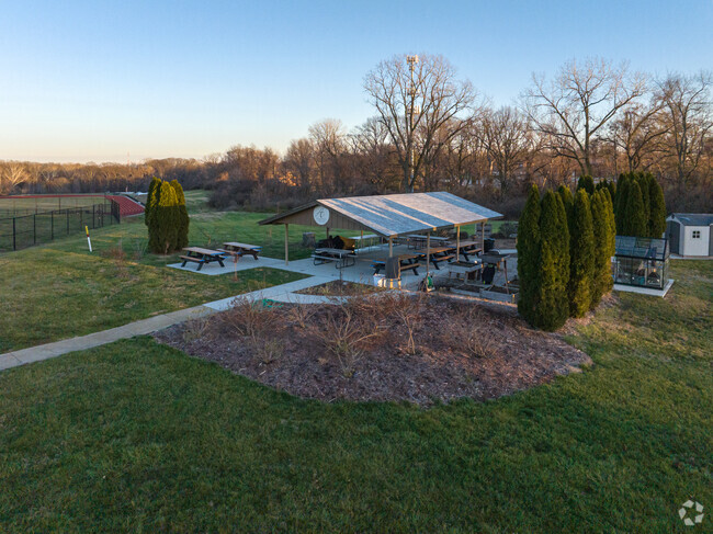 Ackerman School has a covered area for outdoor learning.