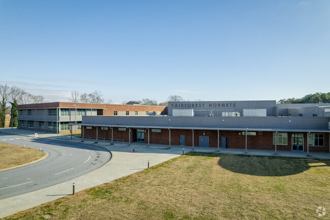 Back of Fairforest Middle School
