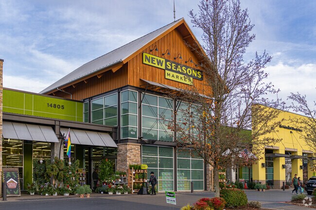 Take Scholls Ferry Road to New Seasons for local and organic grocery options.