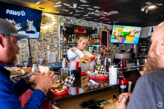 Zios Pizza & Pub is a welcoming bar with lots of great food and drinks.