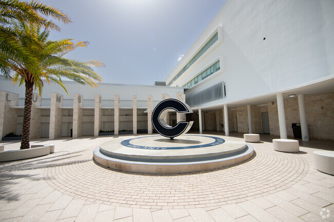 Large C at Christopher Columbus High School in Westchester, Miami FL