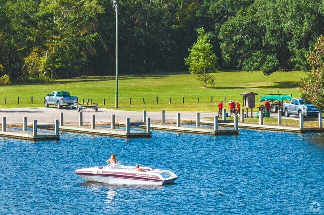 Westlake residents might enjoy boating around the many lakes and rivers surrounding the area.
