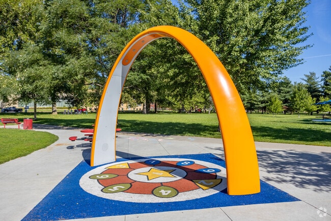 Miller Park near Crown Point includes a full featured Sona Arch for the kids.