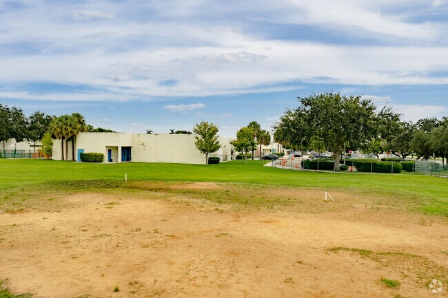 Baseball fielsd at Horizon Elementary School in Sunrise, FL.