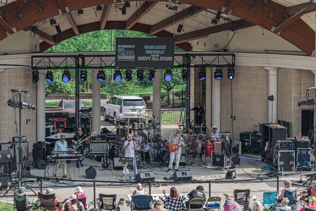 The Summer Concert Series, in Historic Perkins, is a summertime highlight for Champion Nights residents.