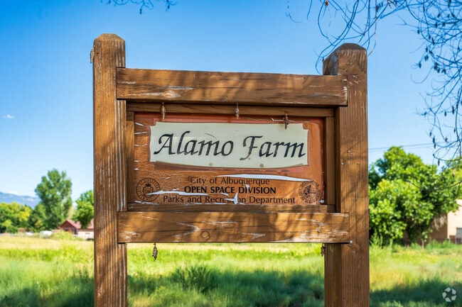 The Open Space at Alamo Farm is located on Albuquerque's west side near Paseo Del Norte.
