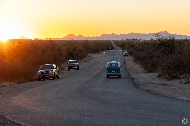 The end of East Speedway Boulevard brushes up against Saguaro National Park in Tanque Verde.