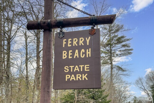 Welcome to Ferry Beach State Park near East Saco, ME.