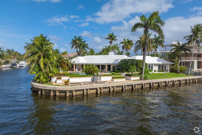 Marvel at the modern ranch-style home in Harbor Beach.