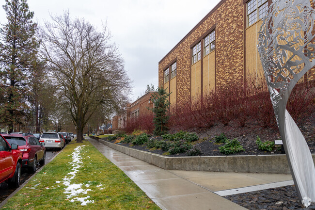 Wilson elementary sits about 10 minutes away from downtown Spokane.