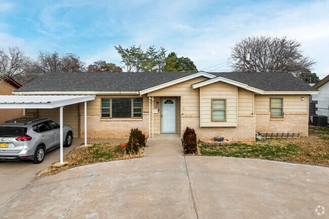 The median price for a single-family property in Hobbs, like this ranch style home, is $265,000.