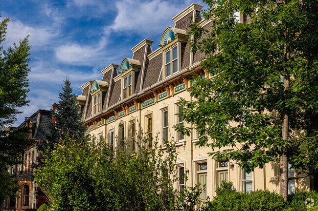 Victorian influenced homes are abundant throughout the Lafayette Square neighborhood.