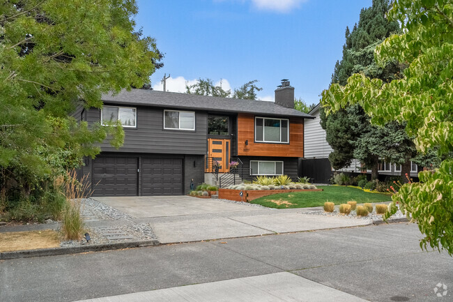Some split-level single-family homes in the Roxhill neighborhood have been remodeled.
