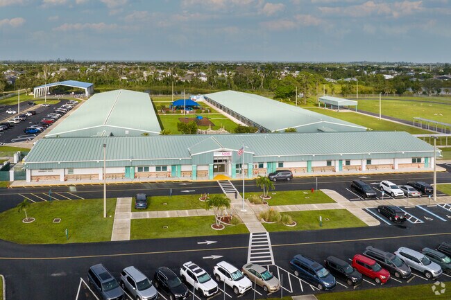 Trafalgar Elementary School has 3 main building wings in their campus.