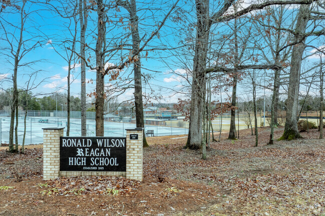Ronald W. Reagan High School in Pfafftown.