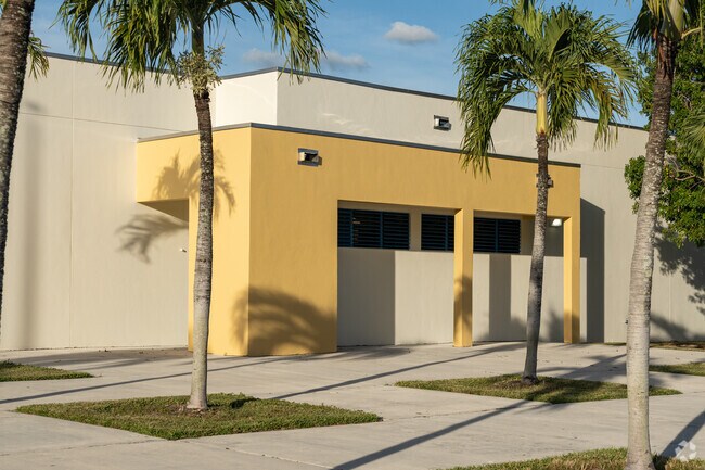 Architectural details and beautiful colors at Christina M. Eve Elementary School.