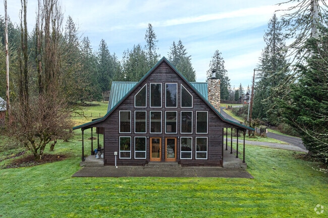 This stunning Hobart home has gigantic windows to let in maximum light.