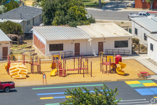 The playground at R.M. Miano Elementary School in Los Banos.