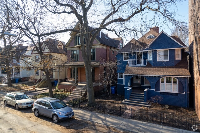 Two-story homes can be found throughout Hyde Park.