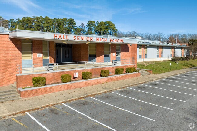 If you live in the area your children may become scholars at Hall High School.