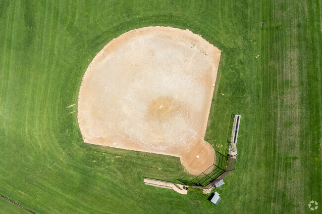 Baseball field at Parkville High School.