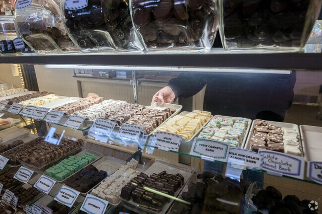 When in Busti, a visit to Peterson's Candies is a great way to enjoy the smell of fresh chocolates.