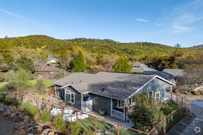 Ranch-style estates enjoy the peace of being nestled against open space in Bennett Valley.