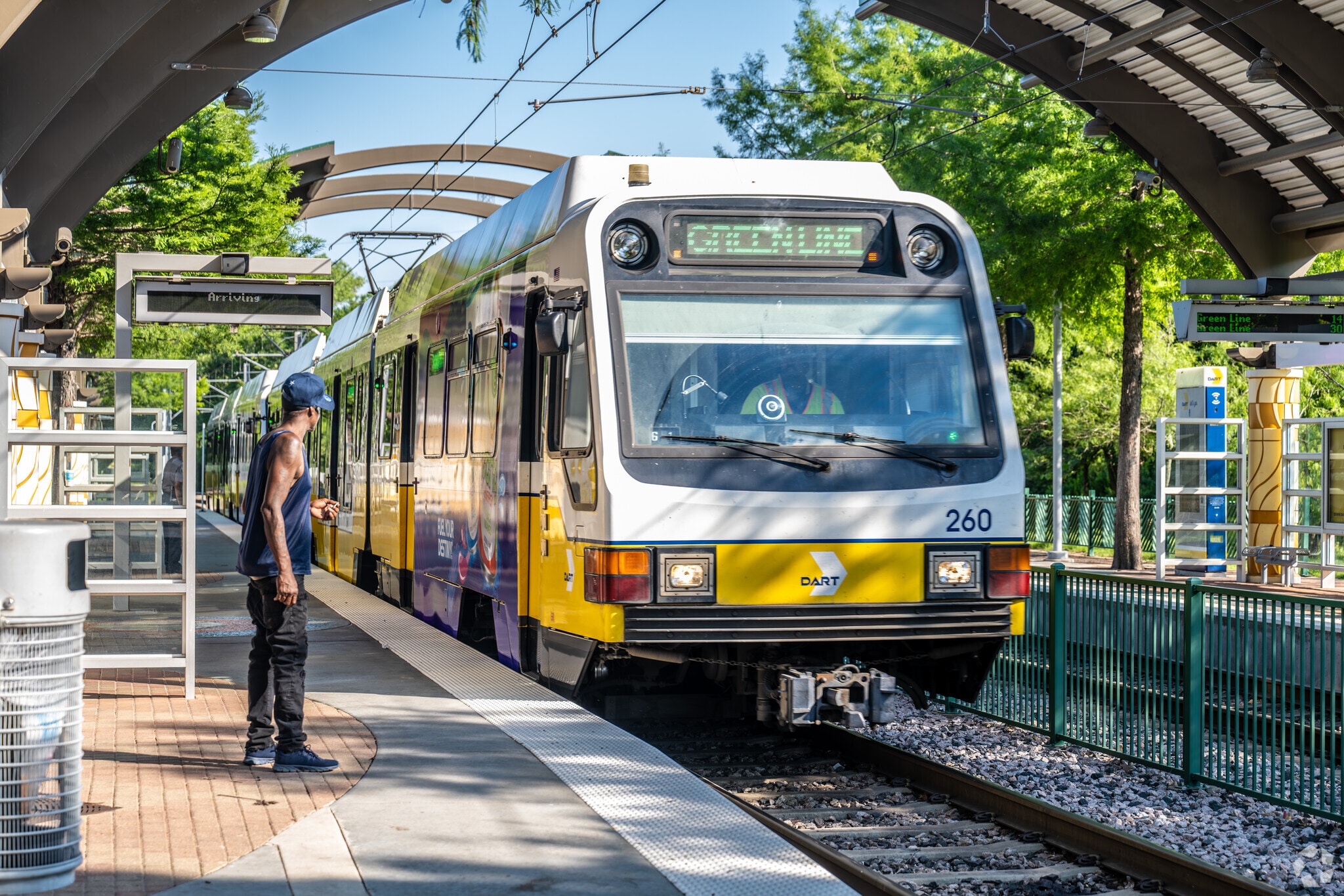 The Lake June DART rail station connects McCommas Bluff with the rest of DFW.