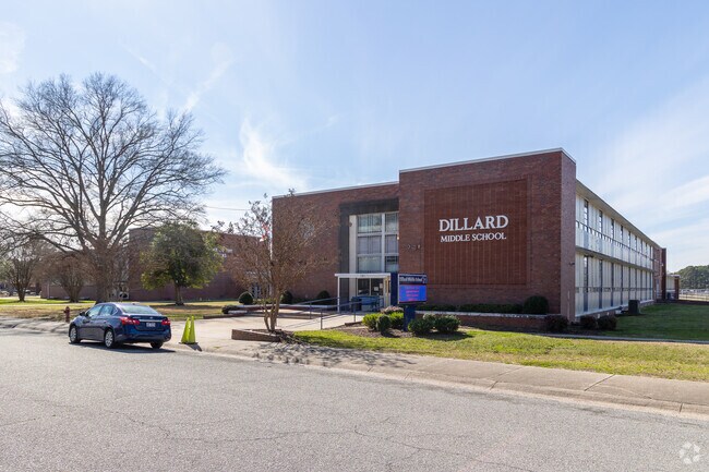 Dillard Middle School in Goldsboro has a student body of around 350 children.