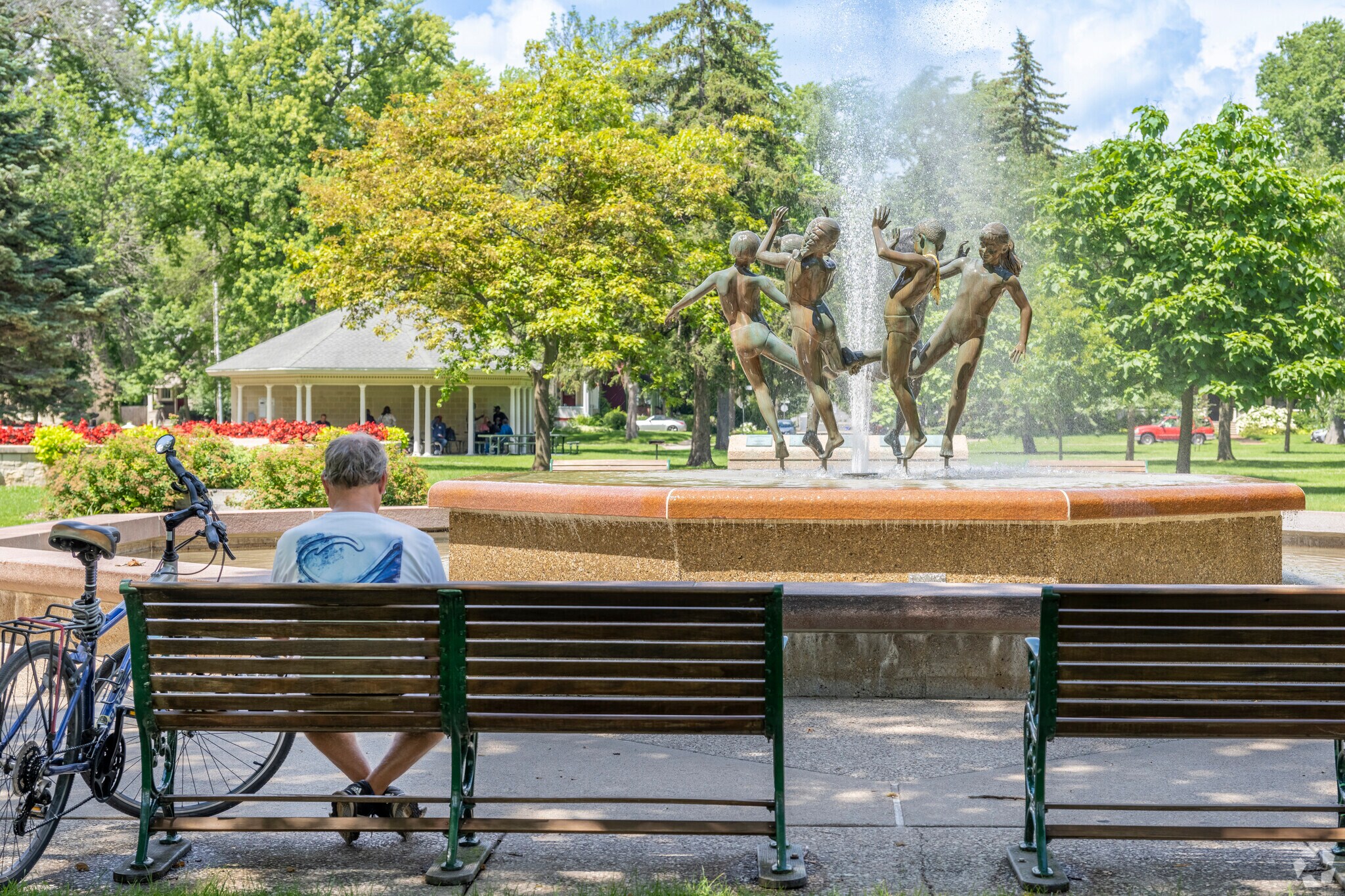 City Park in Appleton is a great place to relax in the shade.