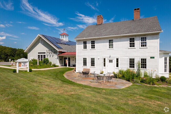 The beautiful Westhampton Library caters to all inquisitive residents' needs.