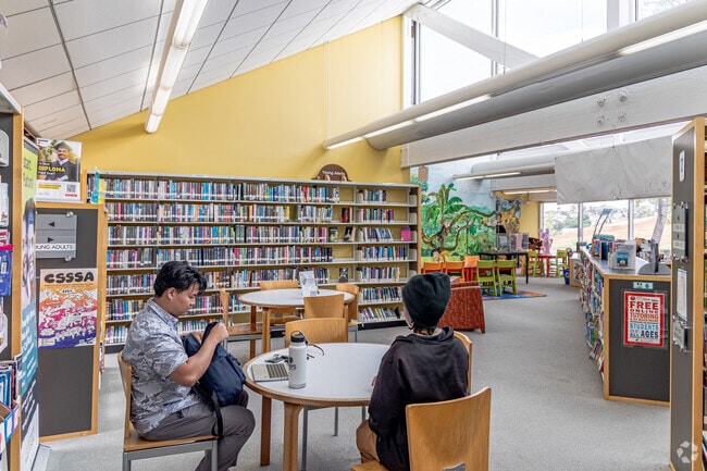 Otay Mesa-Nestor Branch Library offers a scenic place to study, ready or relax.