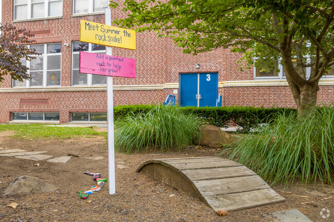 Watch the rock snake grow in Emmaus during summer at Lincoln Elementary School.
