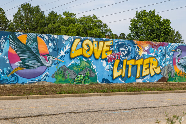 This mural in St Andrews reminds us all to be good stewards of our environment.