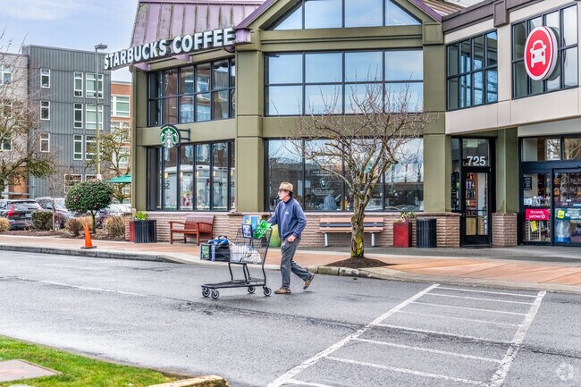 Shoppers enter Safeway in Newport for fresh produce and pantry staples.