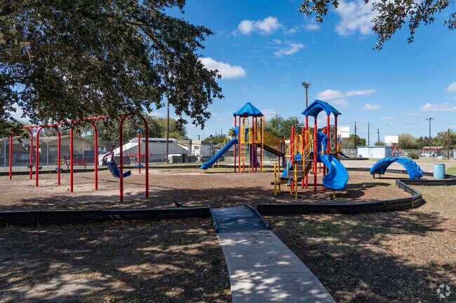 Playground in Bell Park in the Edcouch neighborhood.