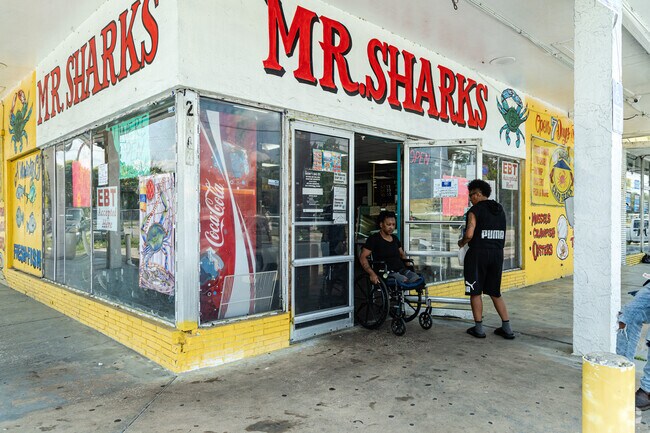 Ribault residents enjoy their trip to Mr. Shark's Crab Shack as they get ready for the weekend.