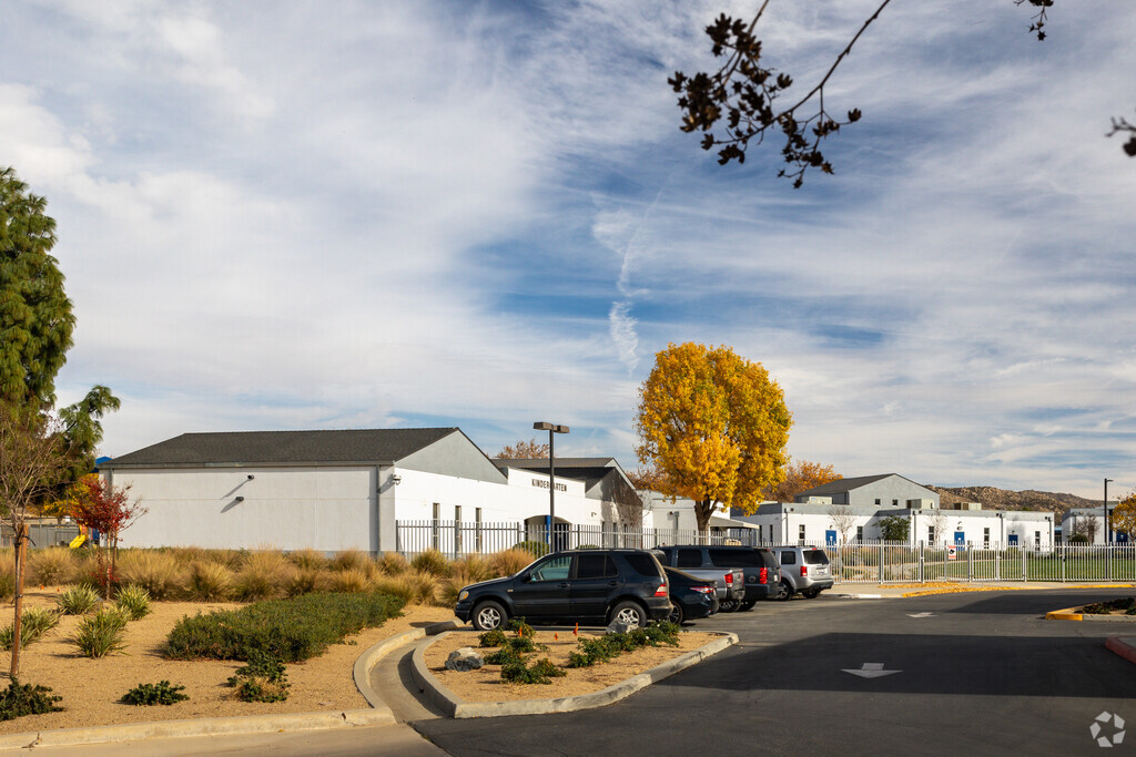 Fall colors are seen at Valley View Elementary School in Nuevo.