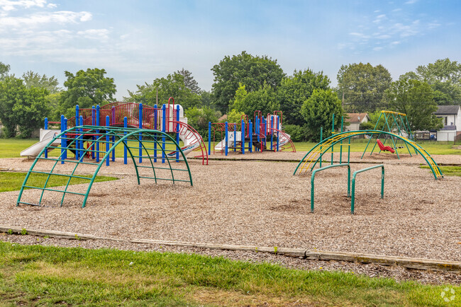 Elliott Elementary School playground in the city of Westland.