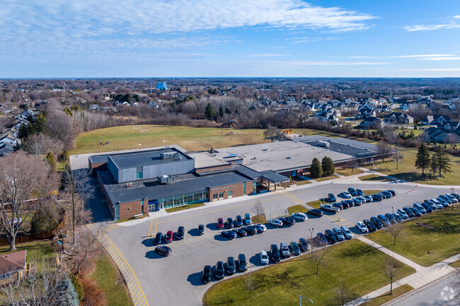A view of Thorson Elementary School in Cedarburg.