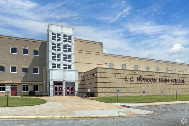 I. C. Norcom High School was named after Israel Charles Norcom, its first supervising principle.