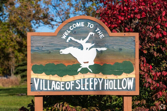 Sleepy Hollow gets its name from the famous 1820 story by Washington Irving.