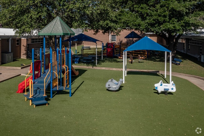 Canyon Creek Elementary School has multiple playgrounds and play areas for students to enjoy.