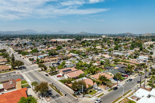 Casa Blanca residents are near Downtown and Mt. Rubidoux, which can be seen in the distance.