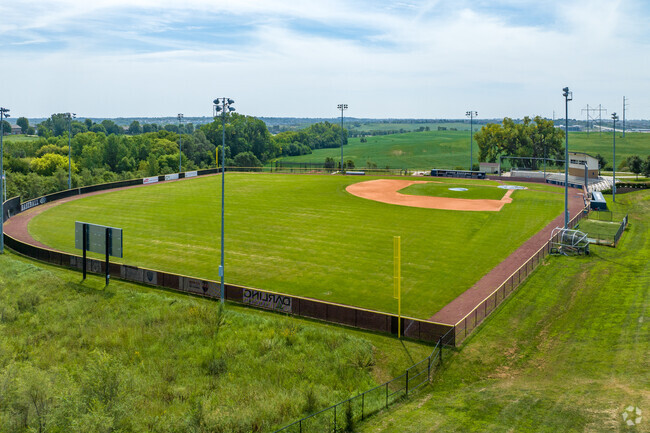 The baseball field at Elkhorn South High School.